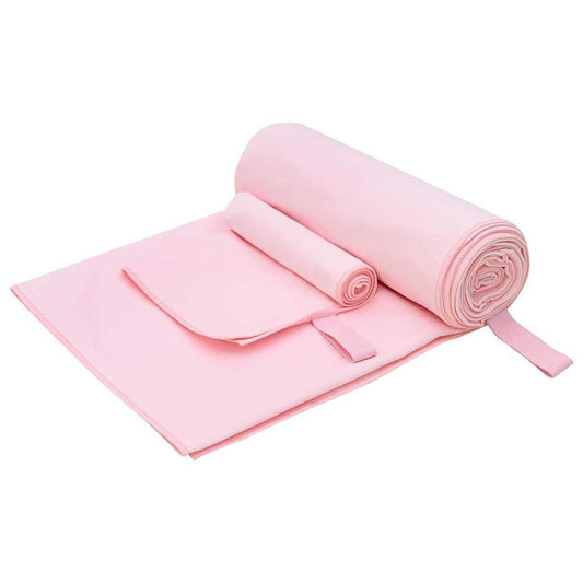 Sports Towel Set Other Pink Fabric
