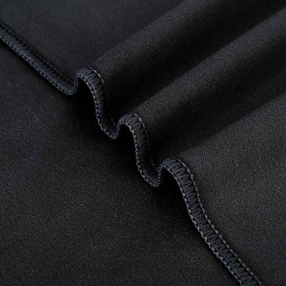Outdoor Chair Towels 2 pcs Black 130 x 60 cm
