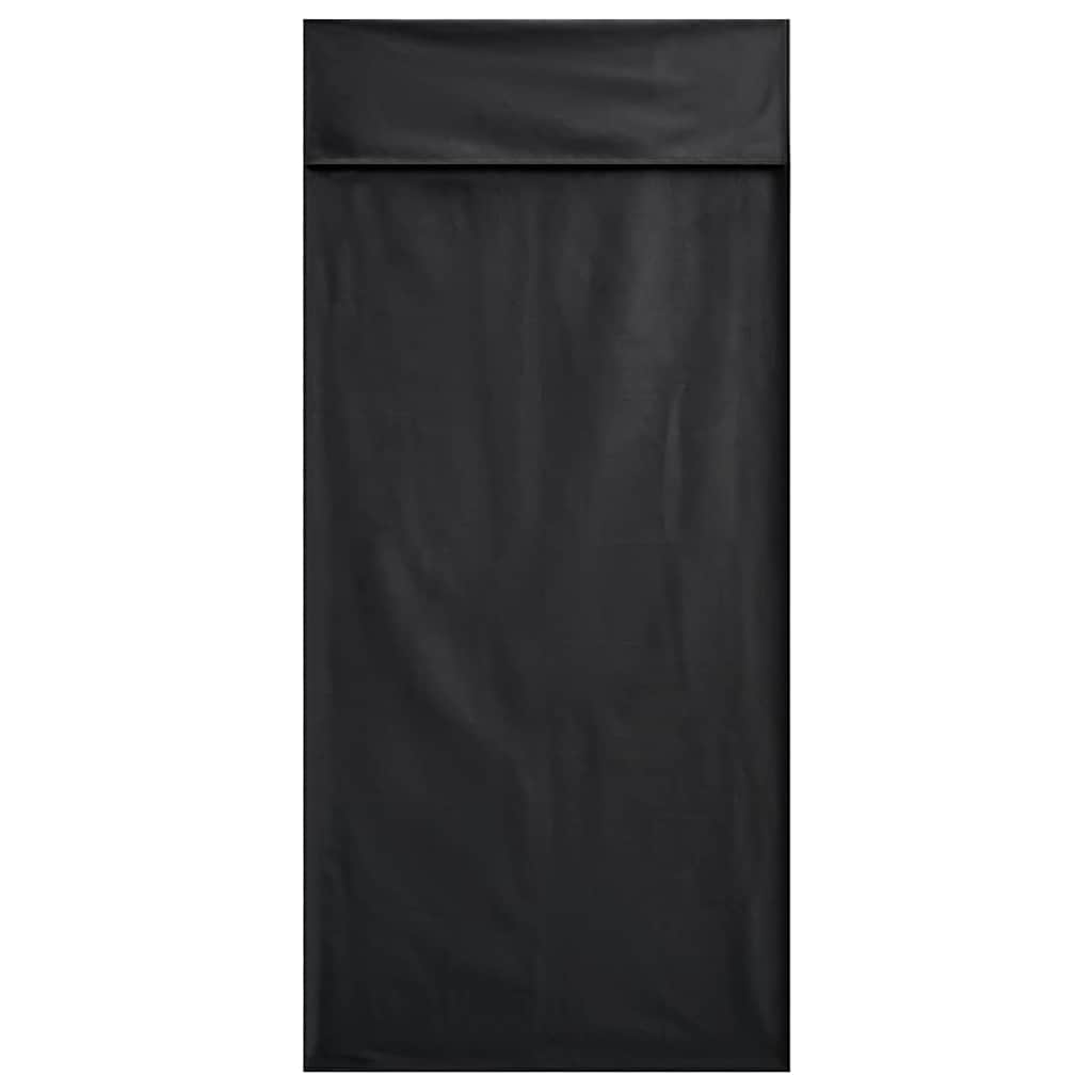 Outdoor Chair Towels 2 pcs Black 130 x 60 cm