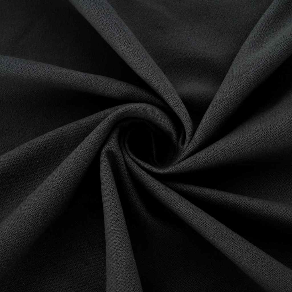 Outdoor Chair Towels 2 pcs Black 130 x 60 cm