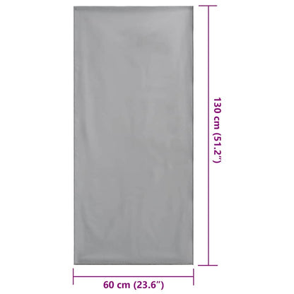 Outdoor Chair Towels 2 pcs Dark grey 130 x 60 cm