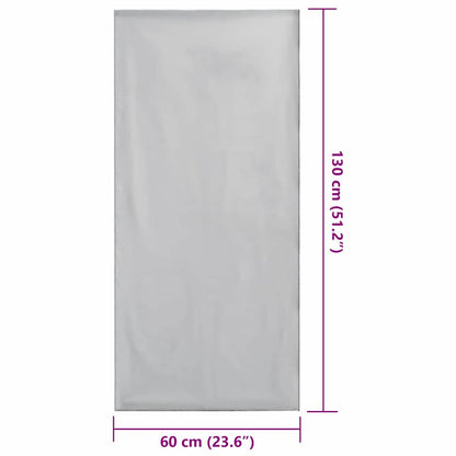Outdoor Chair Towels 2 pcs Grey 130 x 60 cm