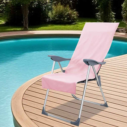 Outdoor Chair Towels 2 pcs Pink 130 x 60 cm