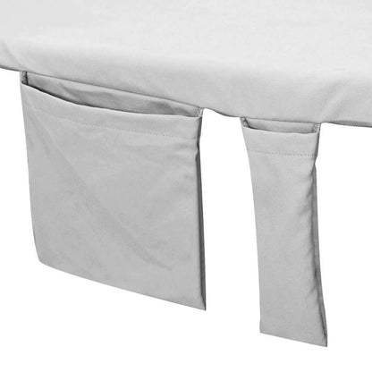 Sunlounger Towels 2 pcs Grey 210 x 75 cm