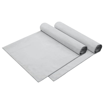 Sunlounger Towels 2 pcs Grey 210 x 75 cm