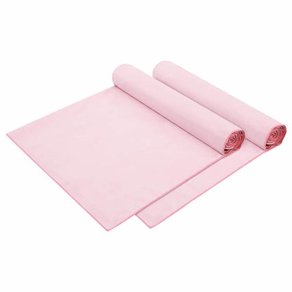 Sunlounger Towels 2 pcs Pink 210 x 75 cm
