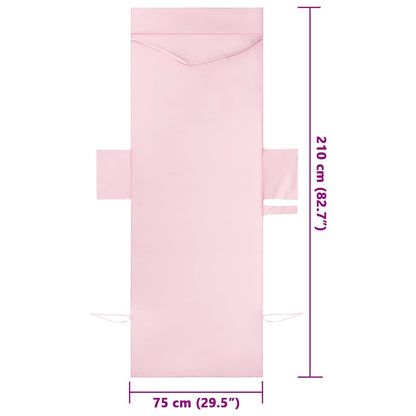 Sunlounger Towels 2 pcs Pink 210 x 75 cm