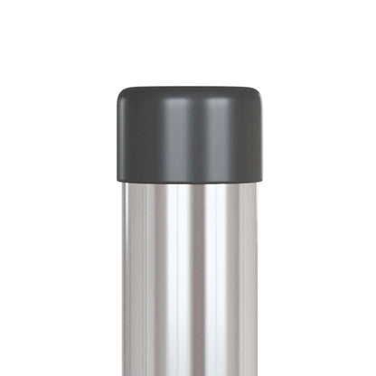 Fence Posts 12 pcs Silver 80 cm Powder-coated steel