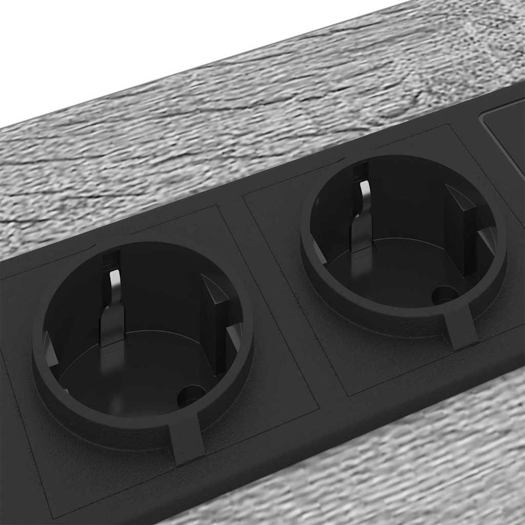 Bedside Table Grey sonoma 30 x 48 x 61 cm Engineered wood