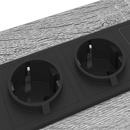 Bedside Table Grey sonoma 30 x 48 x 61 cm Engineered wood