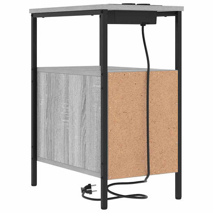 Bedside Table Grey sonoma 30 x 48 x 61 cm Engineered wood