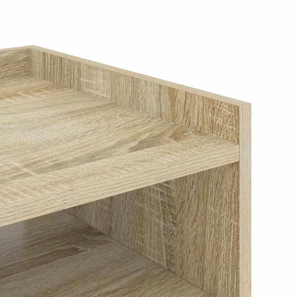 Bedside Table Sonoma oak 40 x 40 x 61 cm Engineered wood