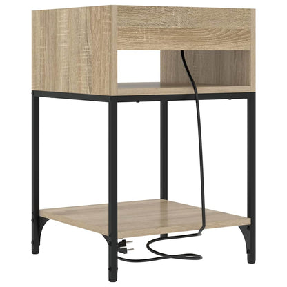 Bedside Table Sonoma oak 40 x 40 x 61 cm Engineered wood