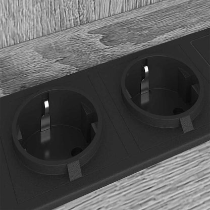 Bedside Cabinet Grey sonoma 40 x 40 x 61 cm Engineered wood