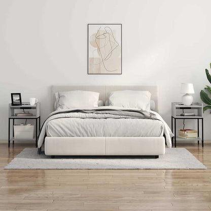 Bedside Cabinet Grey sonoma 40 x 40 x 61 cm Engineered wood