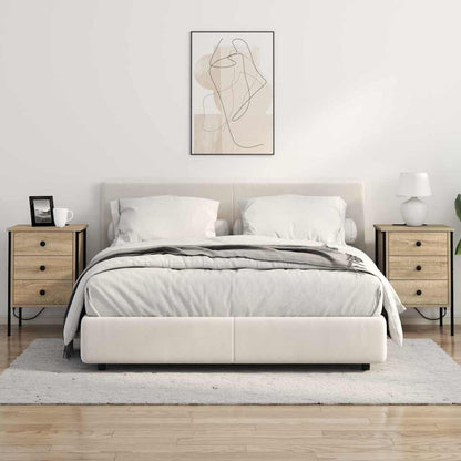 Bedside Cabinet Sonoma oak 42 x 41 x 61 cm Engineered wood