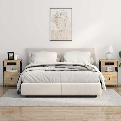 Bedside Cabinet Sonoma oak 40 x 31 x 60 cm Engineered wood