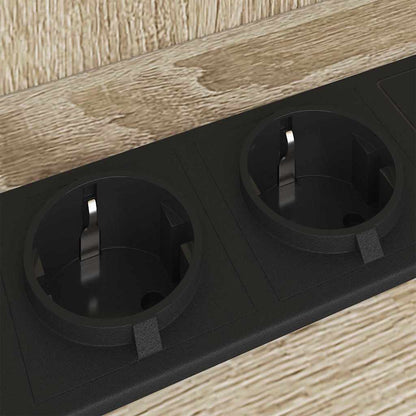 Bedside Cabinet Sonoma oak 55 x 31 x 76 cm Engineered wood