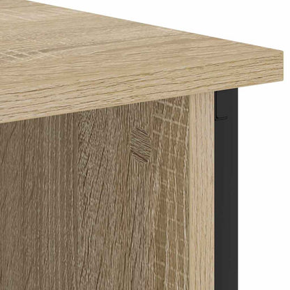Bedside Cabinet Sonoma oak 55 x 31 x 76 cm Engineered wood