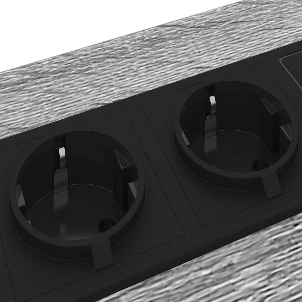 Bedside Cabinet 2 pcs Grey sonoma Engineered wood