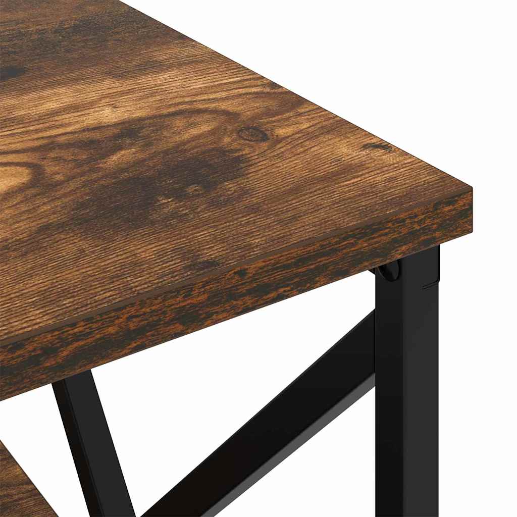 Bedside Cabinet Smoked oak 41.5 x 40.5 x 55 cm Engineered wood