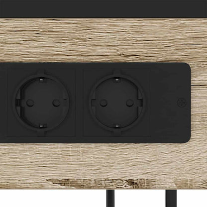 Bedside Cabinet Sonoma oak 40 x 27 x 76 cm Engineered wood