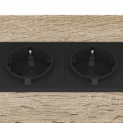 Bedside Table 2 pcs Sonoma oak 38 x 30 x 48 cm Engineered wood