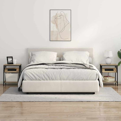 Bedside Table 2 pcs Sonoma oak 38 x 30 x 48 cm Engineered wood