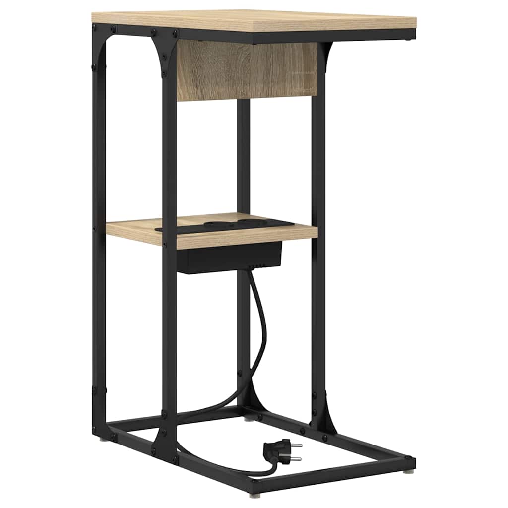 Bedside Table Sonoma oak 41.5 x 26 x 60.5 cm Engineered wood