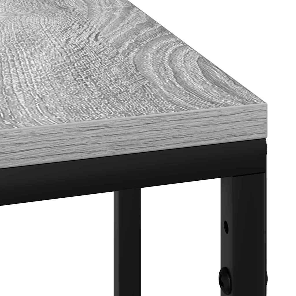Bedside Table Grey sonoma 41.5 x 26 x 60.5 cm Engineered wood