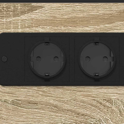 Bedside Table Sonoma oak Engineered wood