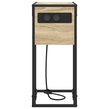 Bedside Table Sonoma oak Engineered wood