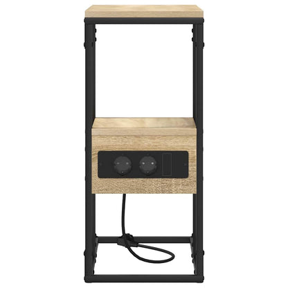 Bedside Cabinet Sonoma oak 41.5 x 26 x 60.5 cm Engineered wood