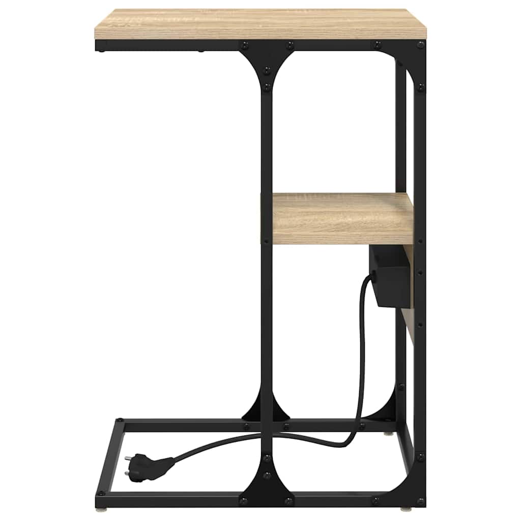 Bedside Cabinet Sonoma oak 41.5 x 26 x 60.5 cm Engineered wood