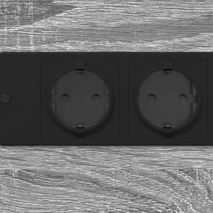 Bedside Cabinet Grey sonoma 41.5 x 26 x 60.5 cm Engineered wood