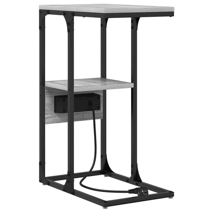 Bedside Cabinet Grey sonoma 41.5 x 26 x 60.5 cm Engineered wood