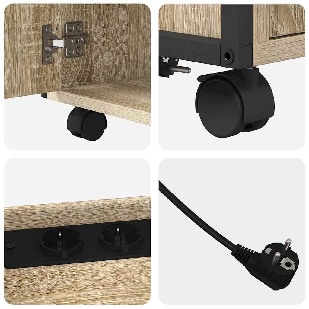 Office Cabinet Sonoma oak 61 x 46 x 67 cm Engineered wood