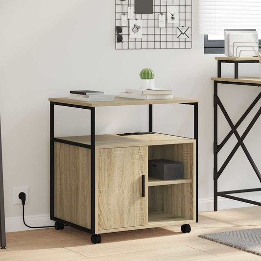 Office Cabinet Sonoma oak 61 x 46 x 67 cm Engineered wood