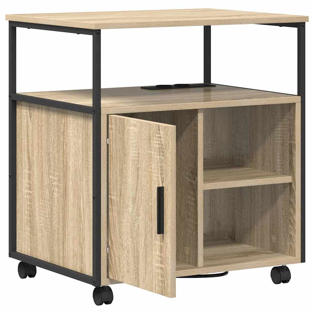 Office Cabinet Sonoma oak 61 x 46 x 67 cm Engineered wood