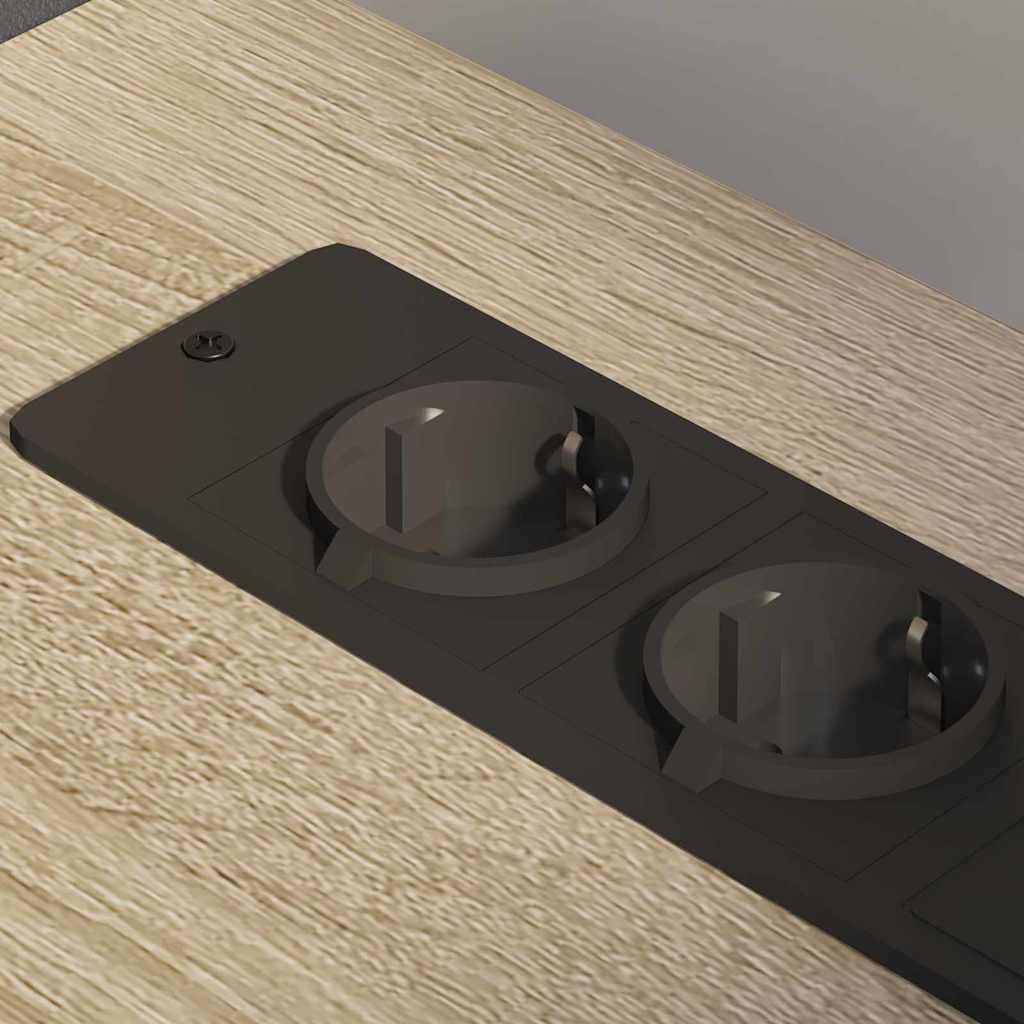 Office Cabinet Sonoma oak 76 x 41 x 72 cm Engineered wood