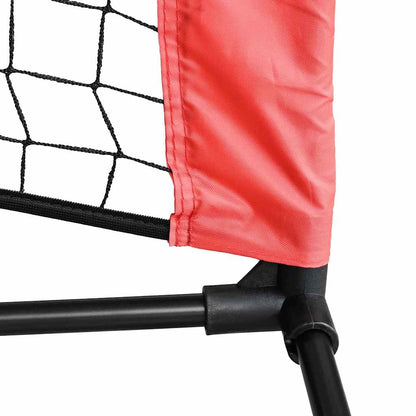 Tennis Net Folding Black and red 595 x 90.5 x 87 cm Polyester