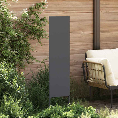 Garden Privacy Screen Anthracite 32 x 140 cm Cold-rolled steel