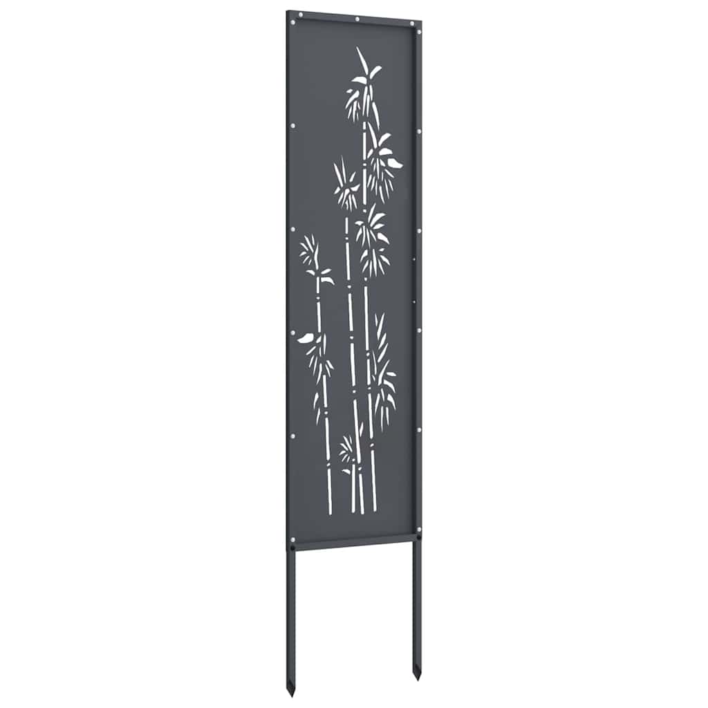 Garden Privacy Screen Anthracite 32 x 140 cm Cold-rolled steel