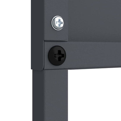 Garden Privacy Screen Anthracite 32 x 140 cm Cold-rolled steel