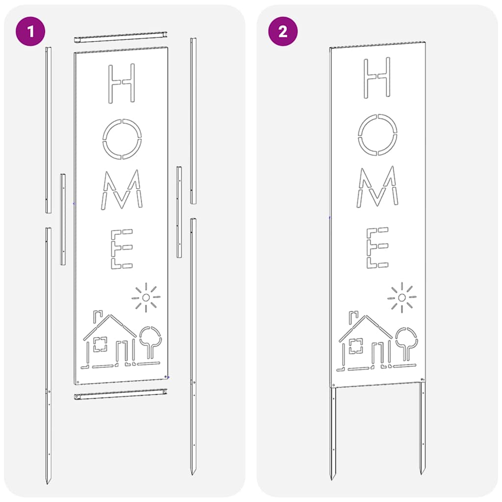Garden Privacy Screen Olive green 32 x 140 cm Cold-rolled steel