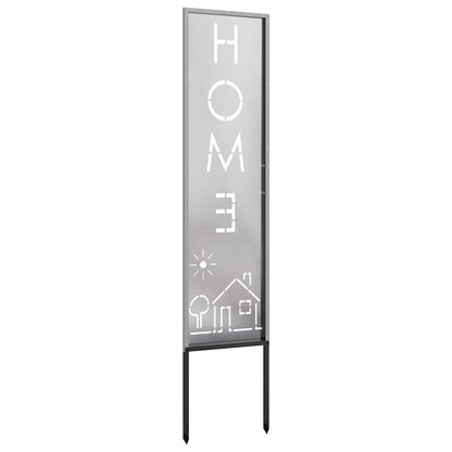 Garden Privacy Screen Silver 32 x 140 cm Stainless steel