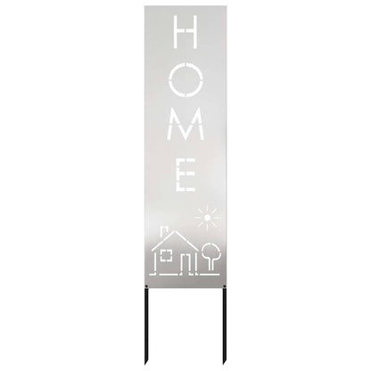 Garden Privacy Screen Silver 32 x 140 cm Stainless steel