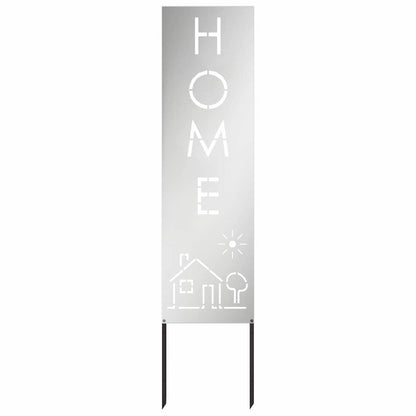 Garden Privacy Screen Silver 32 x 140 cm Galvanised steel