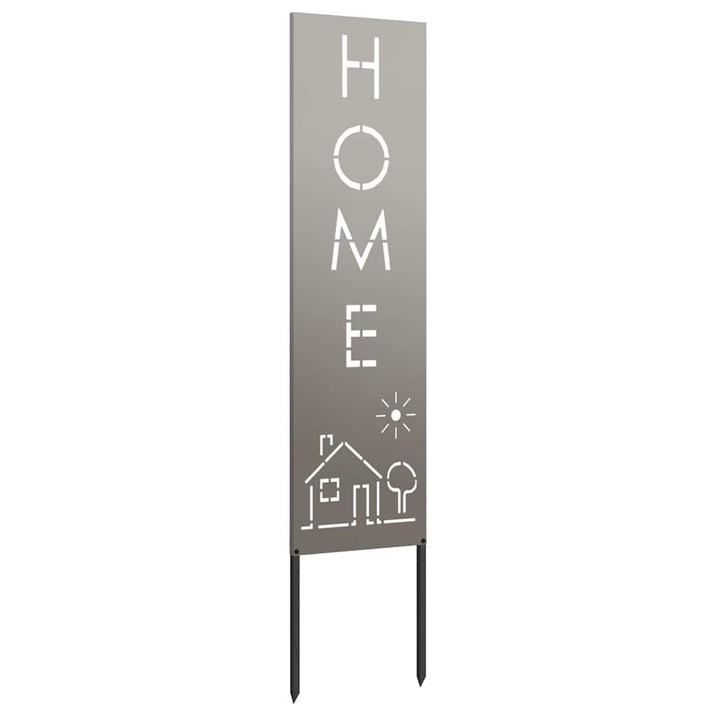 Garden Privacy Screen Rusty 32 x 140 cm Weathering steel