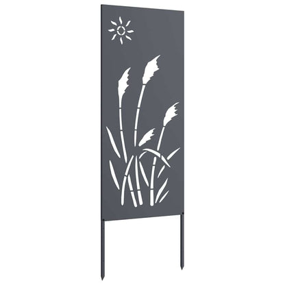 Garden Privacy Screen Anthracite 50 x 140 cm Cold-rolled steel